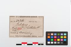 Etiketten zu Bronzearmreif (NHMW-PRAE-024386)